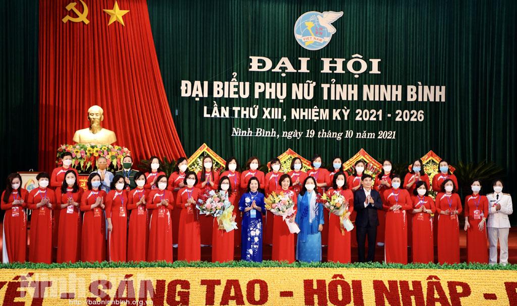 32 đồng chí được bầu vào Ban chấp hành Hội LHPN tỉnh Ninh Bình khóa XIII, nhiệm kỳ 2021-2026