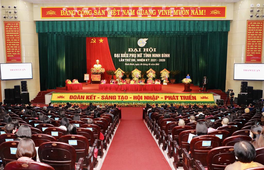 Đại hội đại biểu Phụ nữ tỉnh Ninh Bình lần thứ XIII thành công tốt đẹp