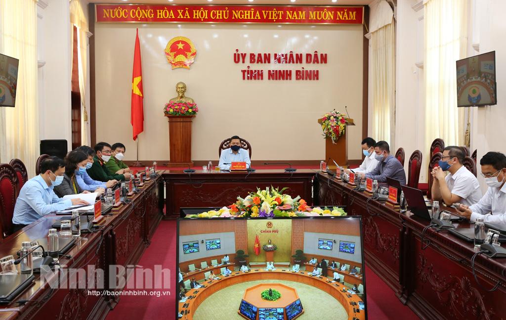Hội nghị trực tuyến toàn quốc về lưu thông hàng hóa, hành khách và phục hồi sản xuất tại các khu vực sản xuất công nghiệp đảm bảo thích ứng an toàn, linh hoạt, kiểm soát hiệu quả dịch COVID-19