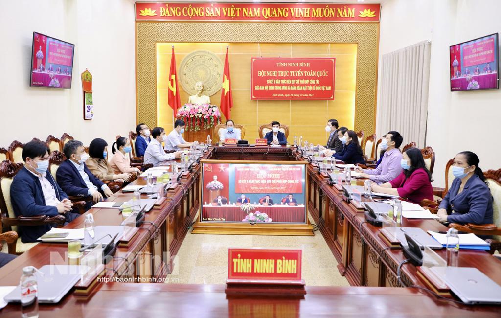 Sơ kết 5 năm thực hiện Quy chế phối hợp công tác giữa Ban Nội chính Trung ương và Đảng đoàn MTTQ Việt Nam