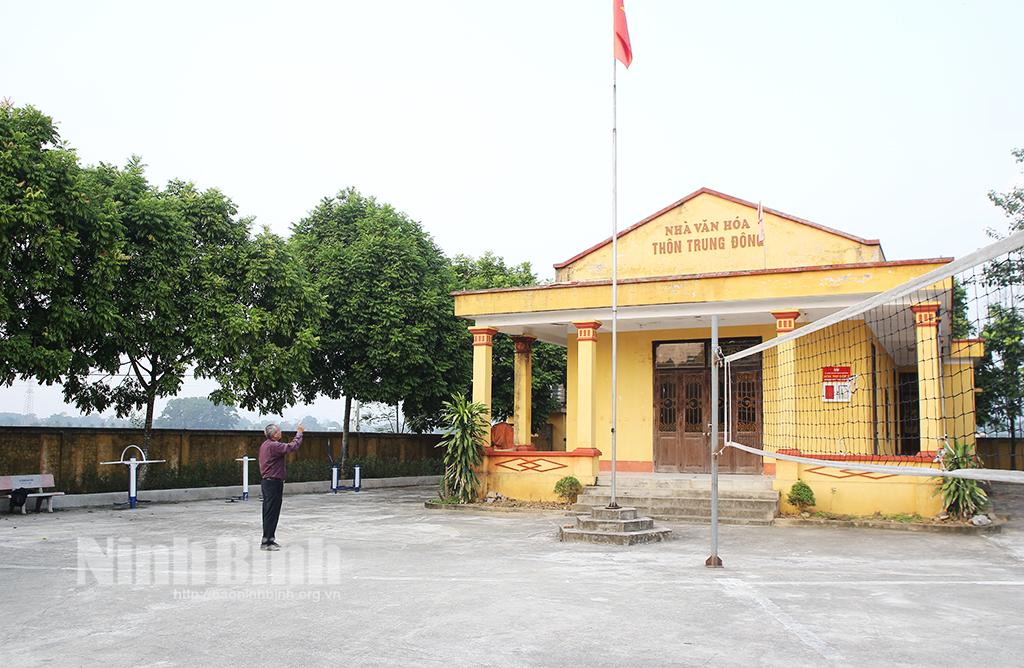 Nho Quan chú trọng thực hiện tiêu chí cơ sở vật chất văn hóa trong xây dựng NTM