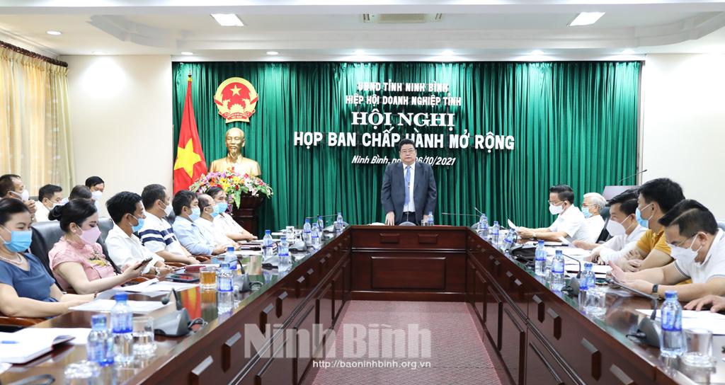 Hiệp hội Doanh nghiệp tỉnh tổ chức hội nghị Ban Chấp hành mở rộng