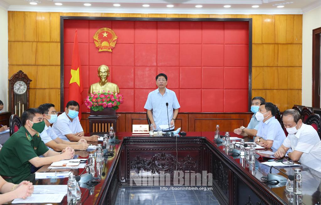 Hội nghị trực tuyến chỉ đạo ứng phó với cơn bão số 7