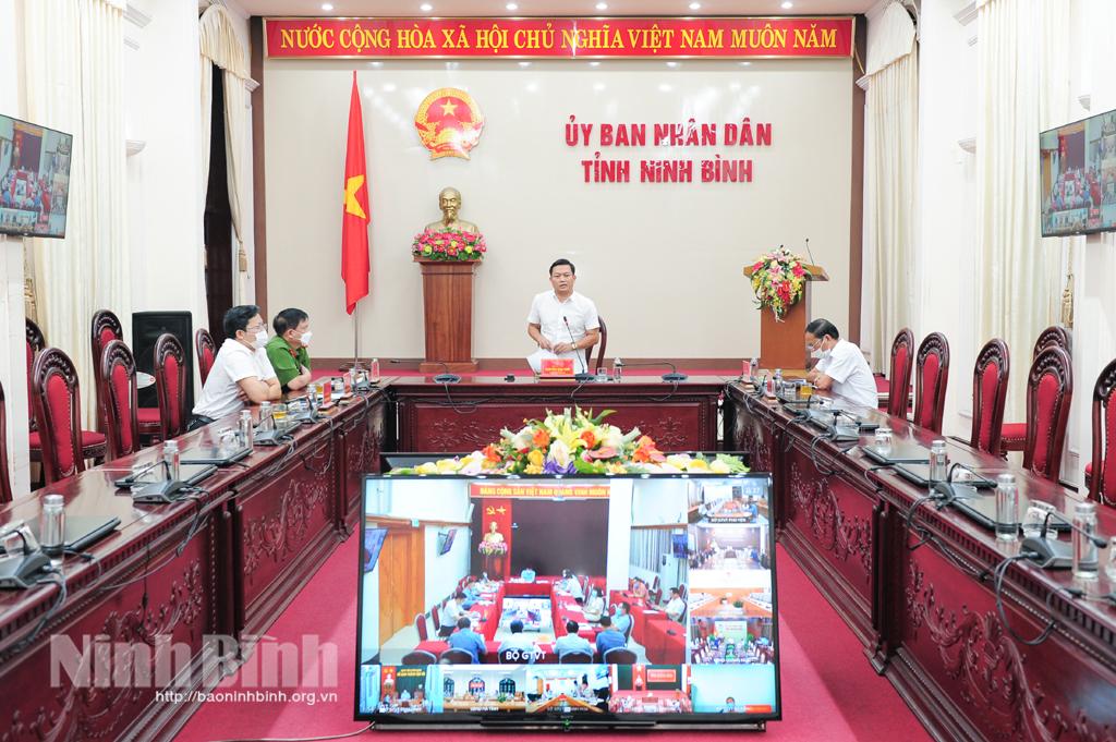 Hội nghị trực tuyến triển khai Kế hoạch tạm thời tổ chức hoạt động vận tải hành khách bằng đường sắt