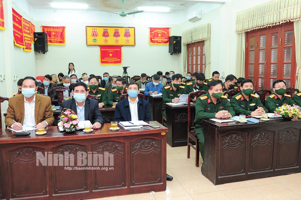 Rút kinh nghiệm phối hợp thực hiện công tác tuyển quân giữa Hội CCB và cơ quan quân sự các cấp