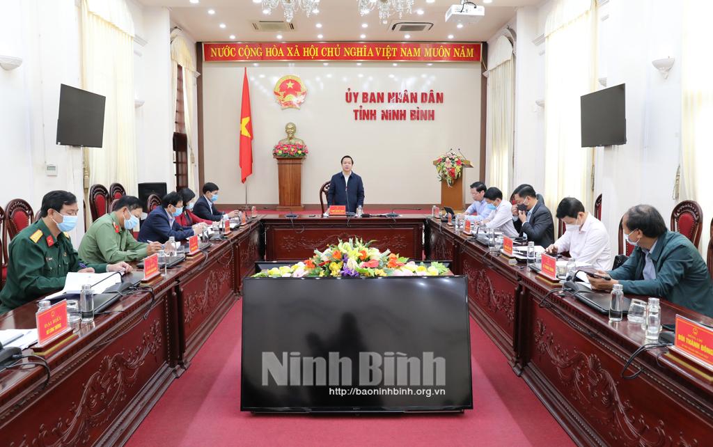 Hội nghị Ban Chỉ đạo phòng, chống dịch COVID-19 tỉnh