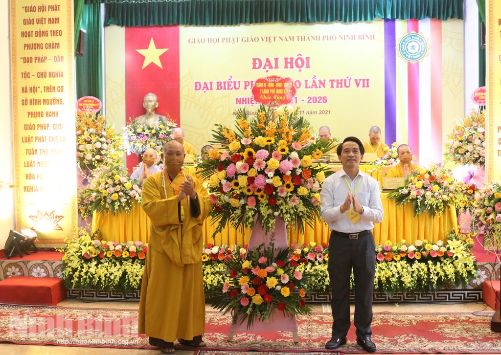 Đại hội đại biểu Phật giáo thành phố Ninh Bình lần thứ VII, nhiệm kỳ 2021-2026