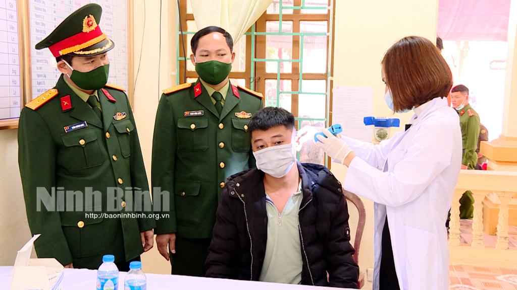 Bộ CHQS tỉnh kiểm tra công tác khám tuyển nghĩa vụ quân sự tại huyện Yên Mô