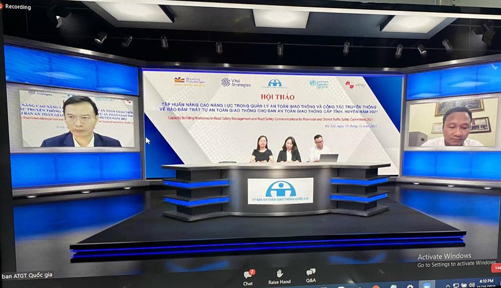 Tập huấn nâng cao năng lực quản lý, truyền thông về bảo đảm TTATGT