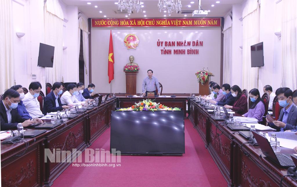 Hội nghị tham gia ý kiến vào một số dự thảo tờ trình, đề án, nghị quyết, báo cáo trình tại kỳ họp HĐND tỉnh