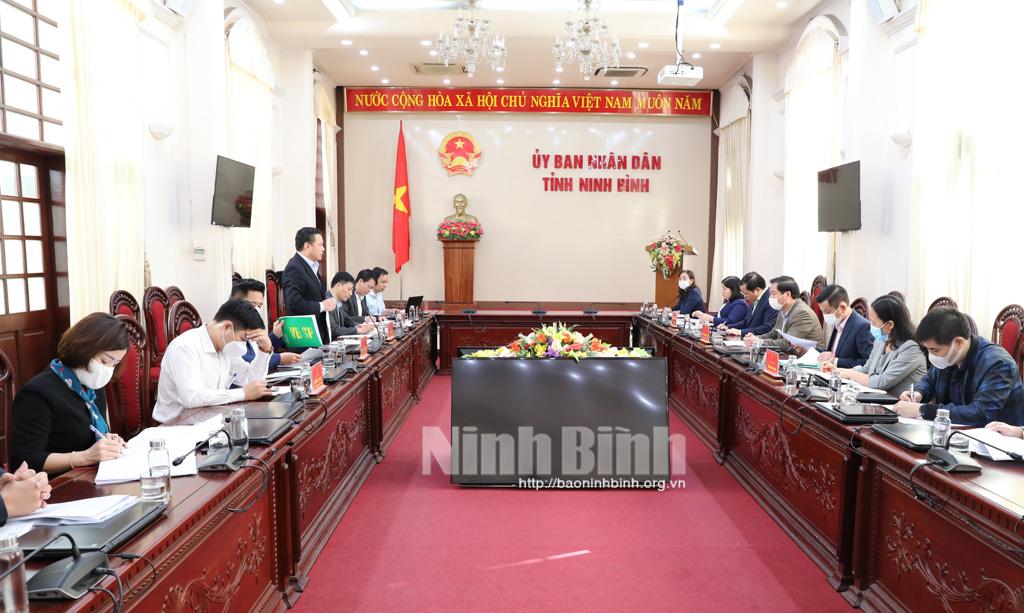 Đoàn kiểm tra của Bộ Lao động, Thương binh và Xã hội làm việc tại tỉnh Ninh Bình
