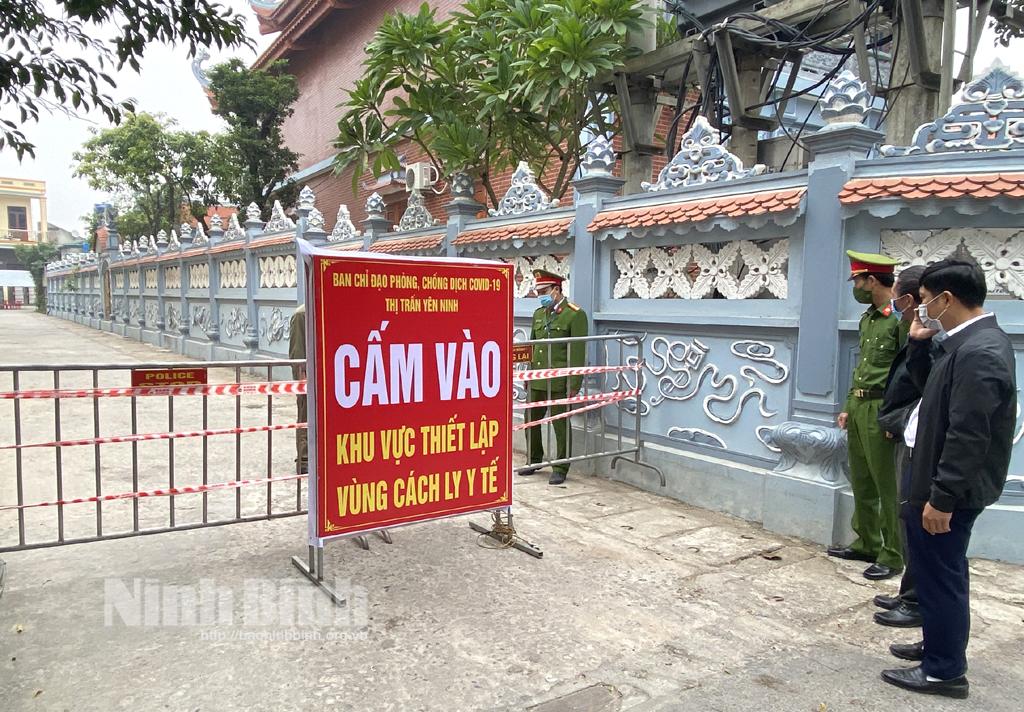 Yên Khánh: Chủ động xử lý khi có ca bệnh COVID-19 cộng đồng