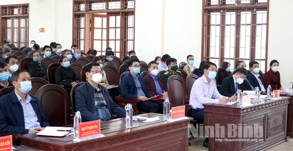 Đại biểu HĐND tỉnh tiếp xúc cử tri thành phố Tam Điệp