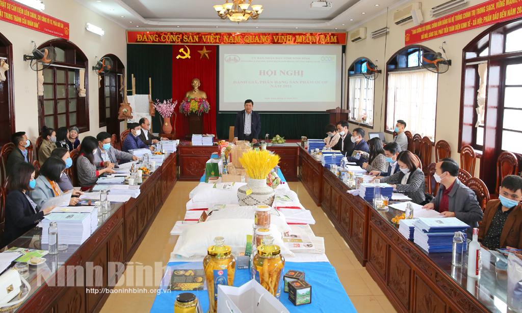 Có 28 sản phẩm dự đánh giá, phân hạng OCOP tỉnh Ninh Bình năm 2021