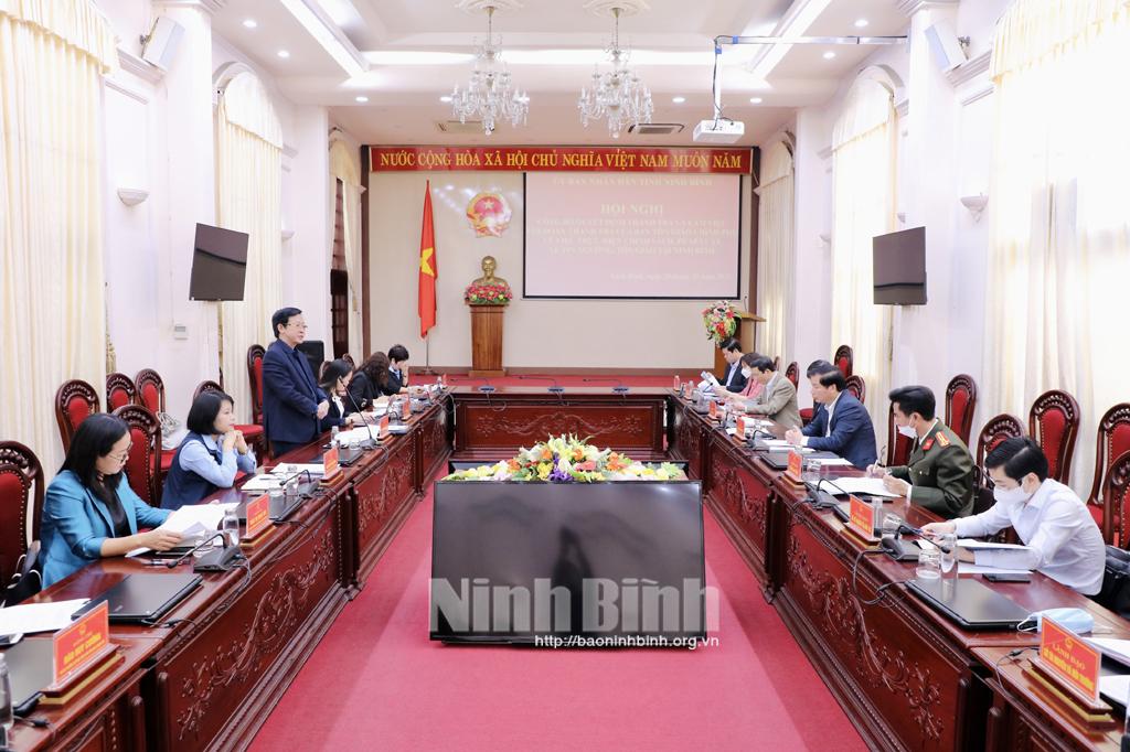 Đoàn Thanh tra của Ban Tôn giáo Chính phủ làm việc với UBND tỉnh về việc thực hiện chính sách pháp luật về tín ngưỡng, tôn giáo