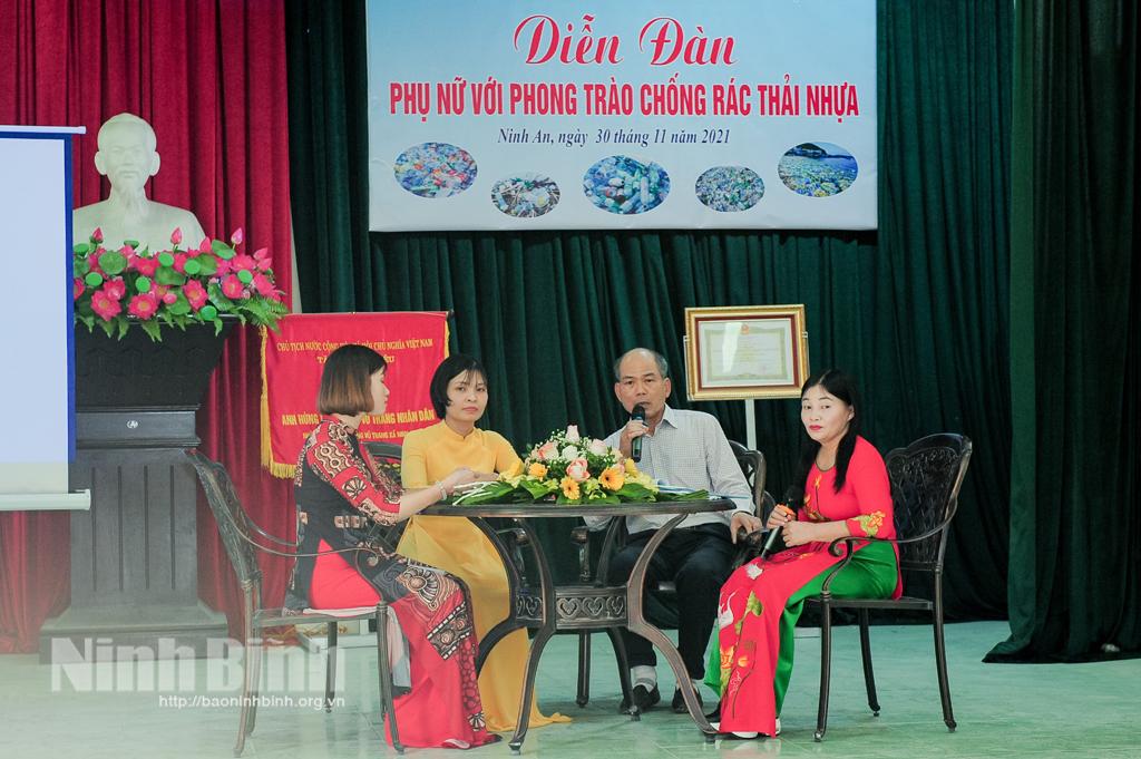 Diễn đàn "Phụ nữ với phong trào chống rác thải nhựa"