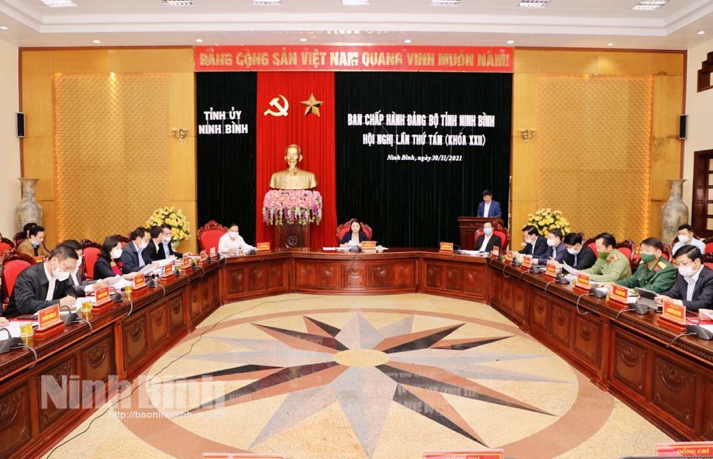 Hội nghị lần thứ tám, Ban Chấp hành Đảng bộ tỉnh khóa XXII
