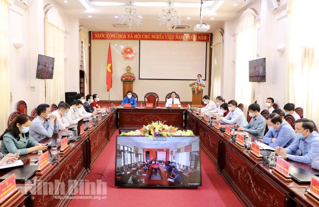 UBND tỉnh đối thoại trực tuyến với thanh niên năm 2021