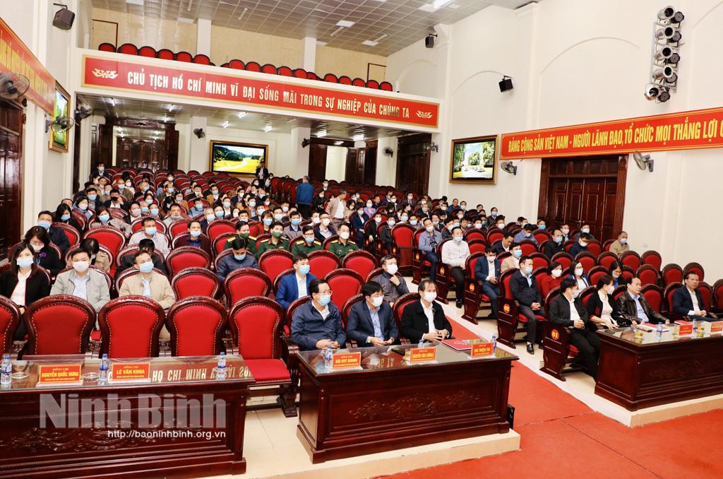 Hoa Lư: Bồi dưỡng cập nhật kiến thức cho cán bộ diện Ban Thường vụ Huyện ủy quản lý năm 2021