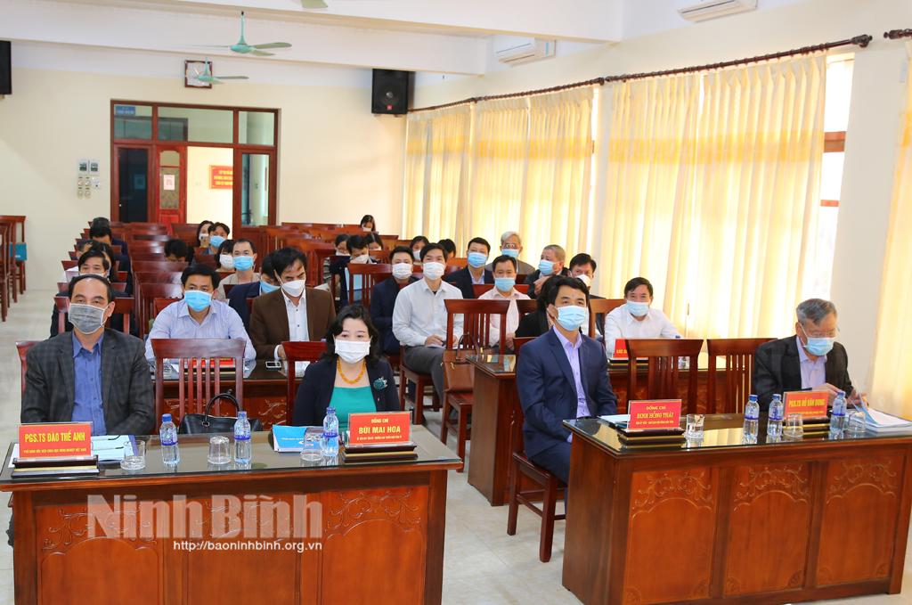 Hội thảo "Xây dựng chuỗi giá trị nông sản hàng hóa tỉnh Ninh Bình"