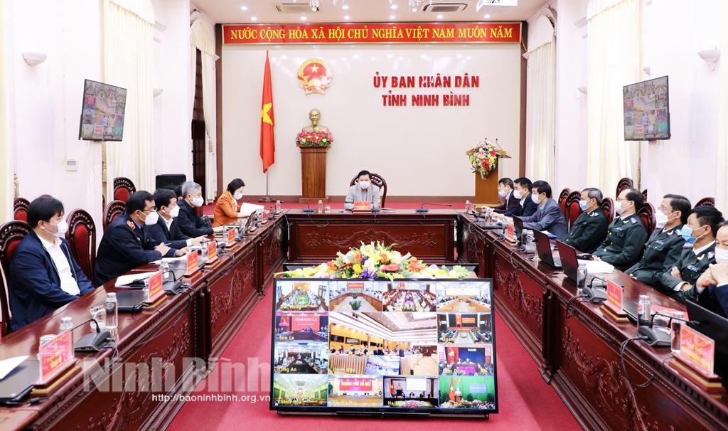 Hội nghị trực tuyến triển khai công tác Tư pháp năm 2022