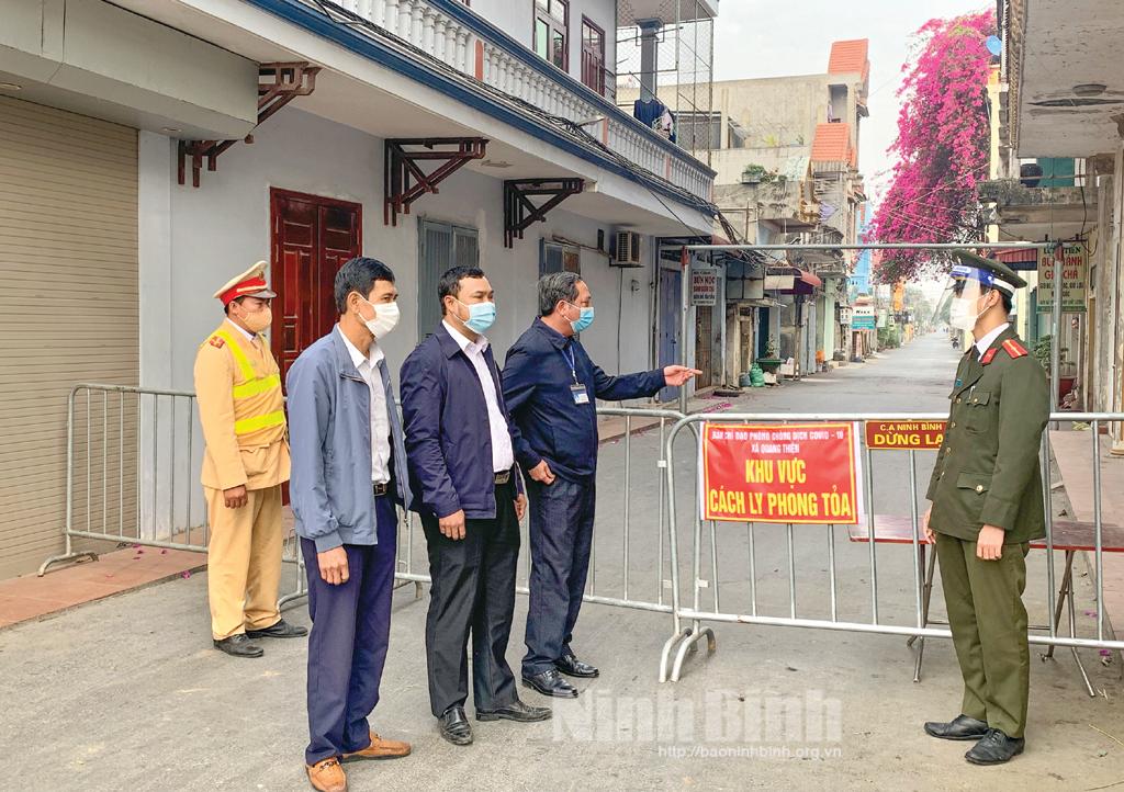 Siết chặt các biện pháp phòng dịch, hạn chế lây lan ca bệnh thứ phát