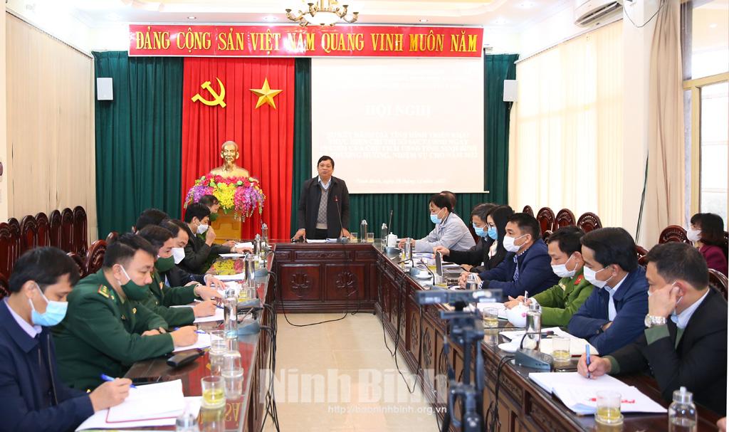 Hội nghị sơ kết đánh giá tình hình triển khai Chỉ thị 04/CT-UBND