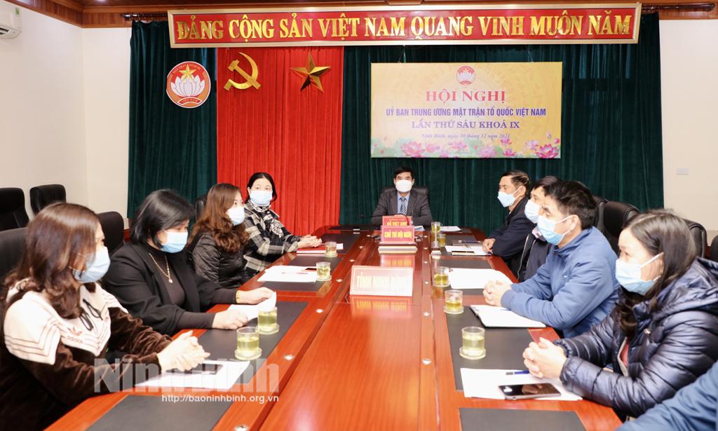 Hội nghị Ủy ban Trung ương Mặt trận Tổ quốc Việt Nam lần thứ 6 khóa IX