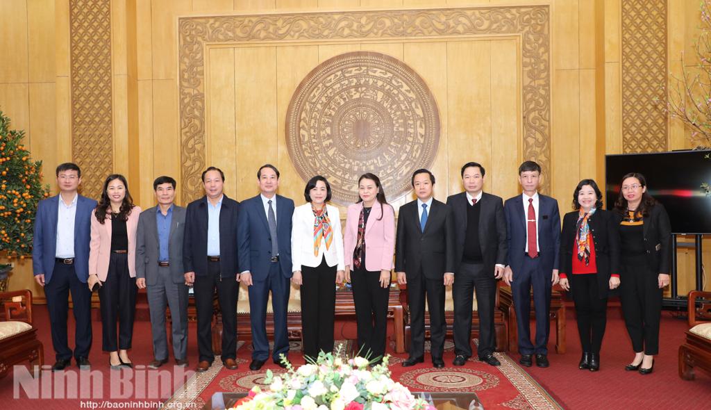 Đồng chí Phó Trưởng Ban Tổ chức Trung ương thăm, làm việc tại Ninh Bình