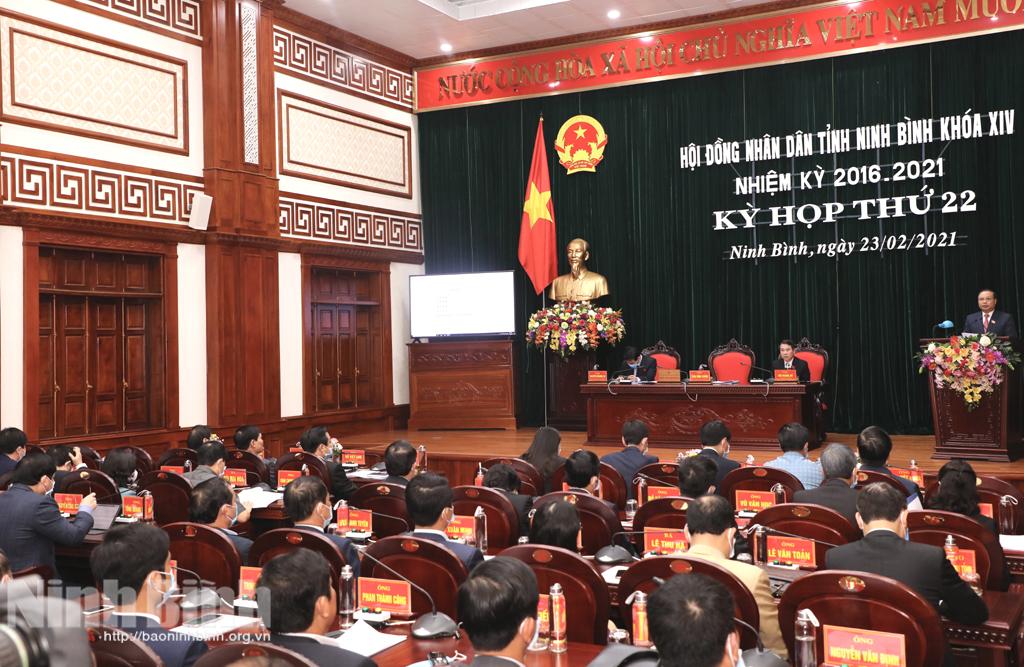 HĐND tỉnh khóa XIV tổ chức Kỳ họp thứ 22
