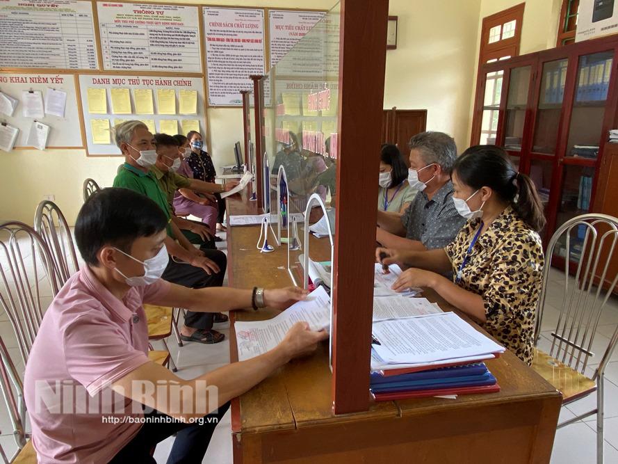 Kiểm tra, đánh giá thực trạng hoạt động tại Bộ phận Một cửa cấp huyện, cấp xã tại huyện Hoa Lư và Kim Sơn