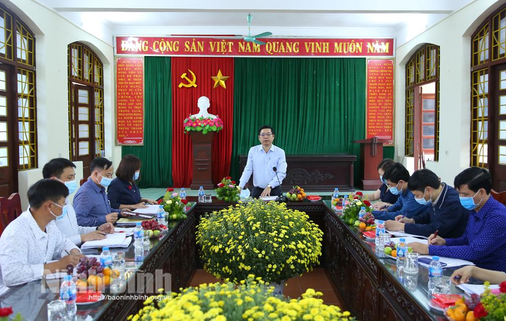 Thành ủy Ninh Bình kiểm tra thực hiện Chương trình công tác năm 2021