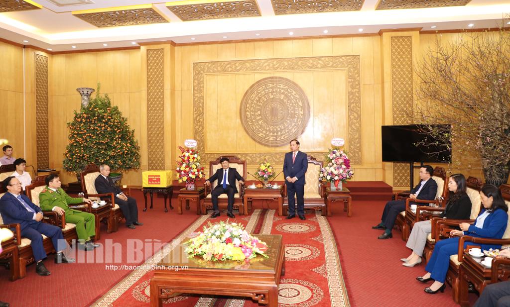 Hội đồng hương Ninh Bình tại Hà Nội chúc mừng Tỉnh ủy nhân dịp Xuân Tân Sửu 2021