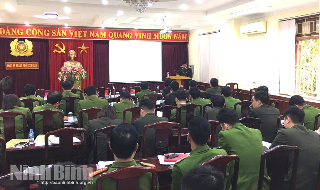 Tập huấn công tác đảm bảo ANTT bầu cử Quốc hội khóa XV, bầu cử HĐND các cấp, nhiệm kỳ 2021 - 2026