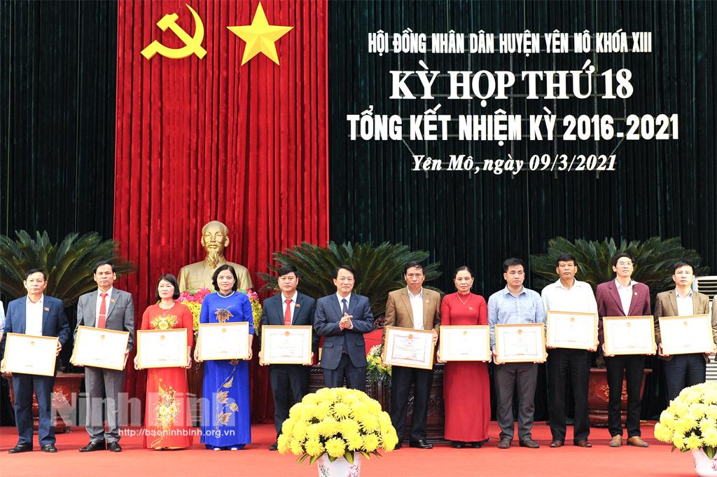 HĐND huyện Yên Mô khóa XIII: Dấu ấn một nhiệm kỳ
