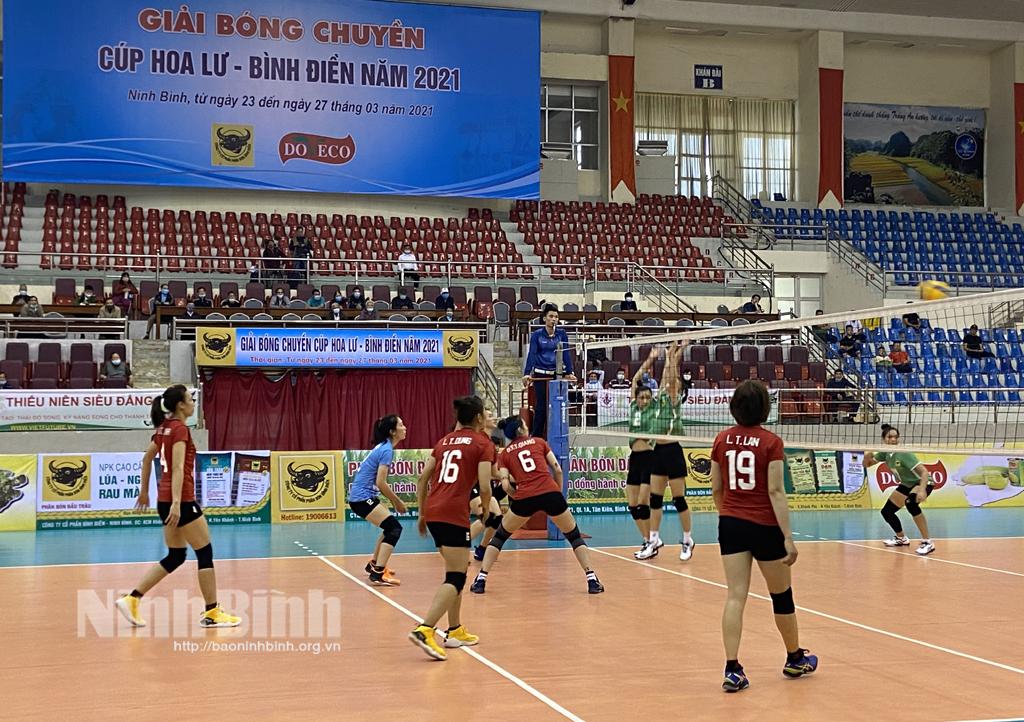 Tối nay (23/3), khai mạc Giải Bóng chuyền Cúp Hoa Lư - Bình Điền năm 2021