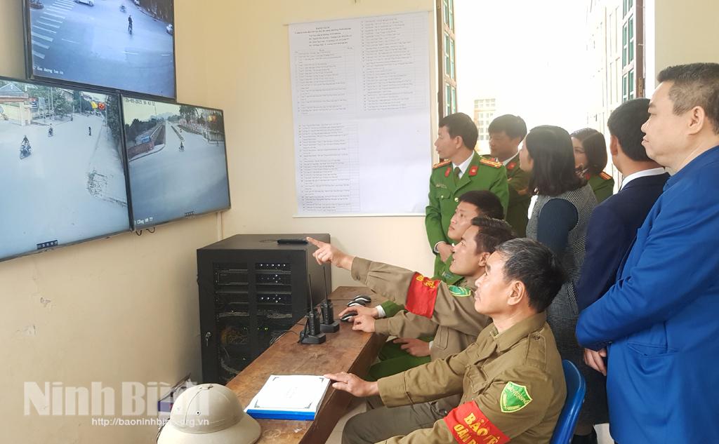 Phường Ninh Khánh, phát huy hiệu quả mô hình camera an ninh