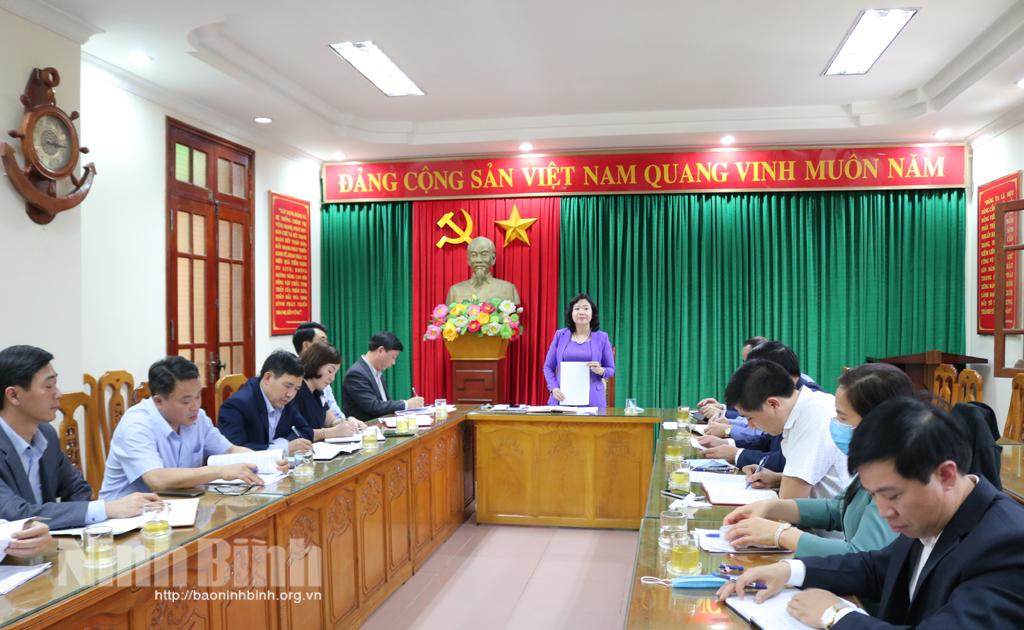 Hội nghị Tiểu ban Thông tin, tuyên truyền phục vụ công tác bầu cử đại biểu Quốc hội và đại biểu HĐND tỉnh
