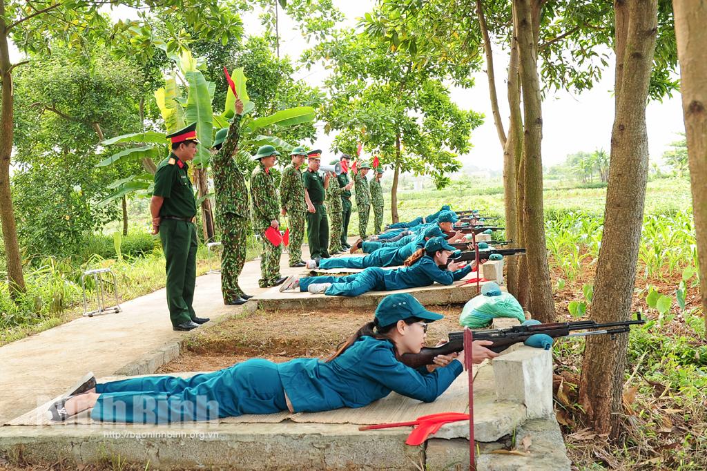 Hội thao Trung đội dân quân cơ động huyện Yên Mô năm 2021