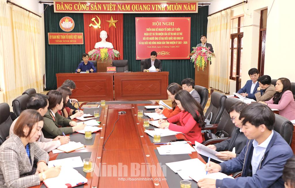 Phát huy vai trò cán bộ Mặt trận ở cơ sở trong công tác bầu cử