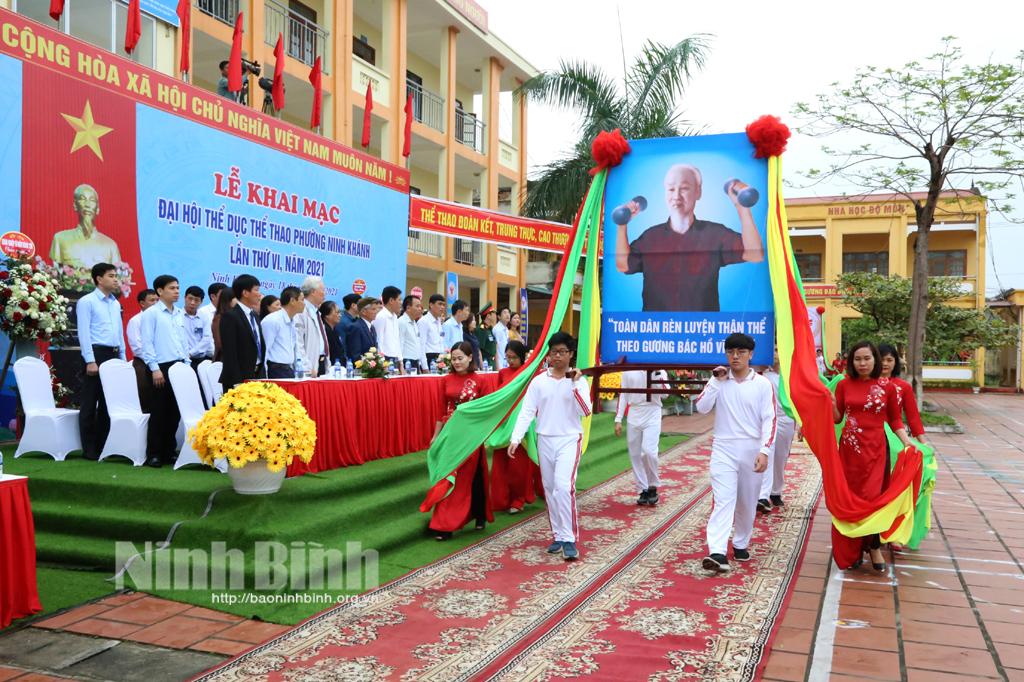 Khai mạc Đại hội TDTT phường Ninh Khánh lần thứ VI