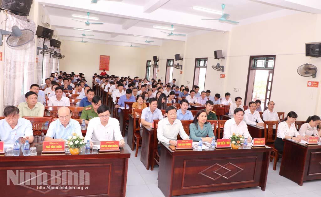 Kim Sơn sơ kết công tác bầu cử đại biểu Quốc hội khóa XV và đại biểu HĐND các cấp nhiệm kỳ 2021 - 2026