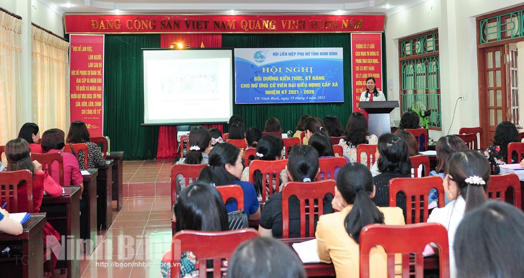 Các cấp Hội Phụ nữ trong tỉnh tích cực tham gia công tác bầu cử