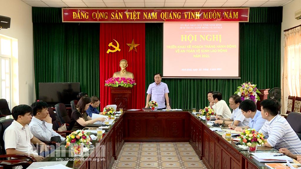 Họp Ban chỉ đạo Tháng hành động về An toàn vệ sinh lao động năm 2021