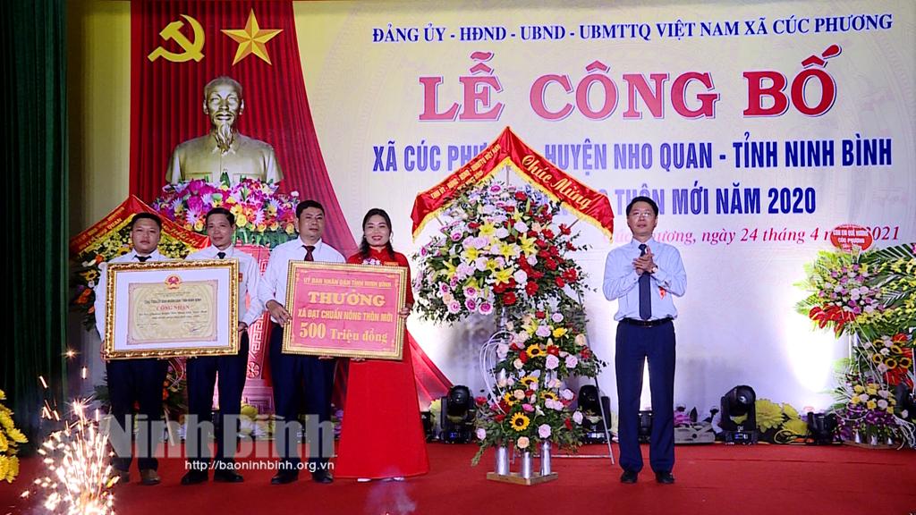 Lễ công bố xã Cúc Phương đạt chuẩn Nông thôn mới