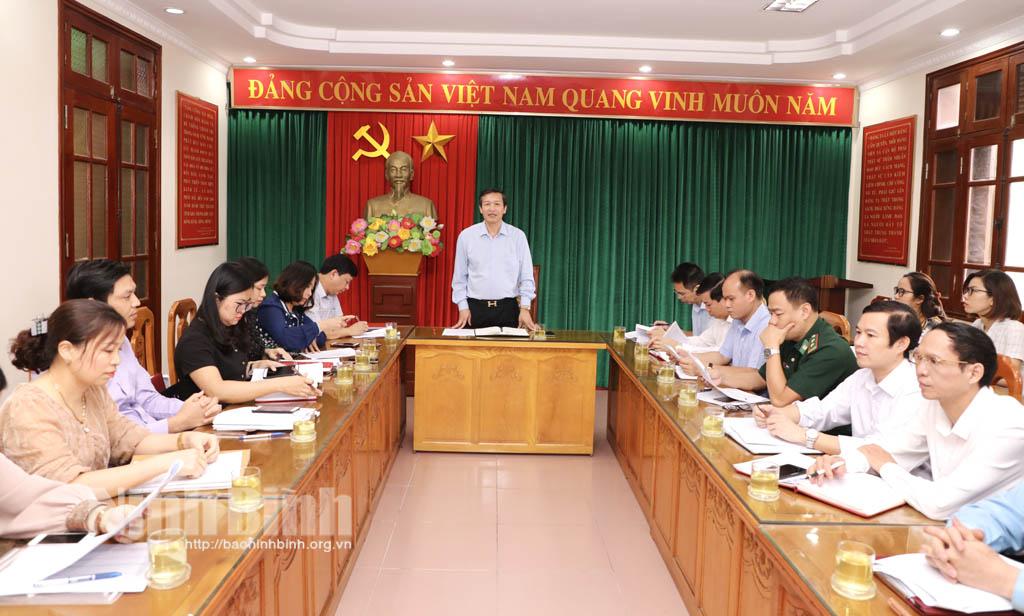 Giao ban công tác báo chí, tuyên truyền tháng 4