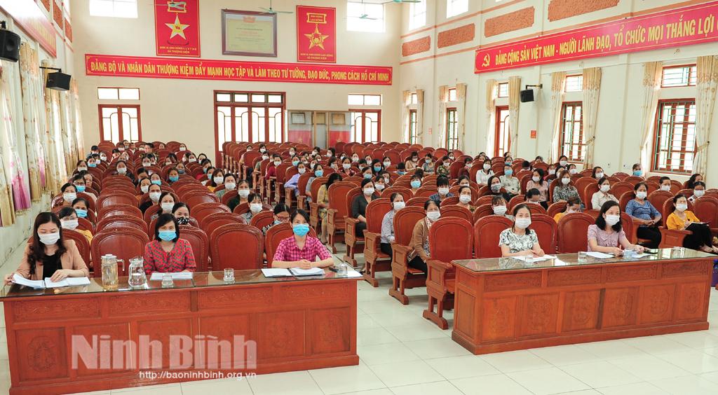 Hội Phụ nữ Kim Sơn tập huấn nghiệp vụ năm 2021
