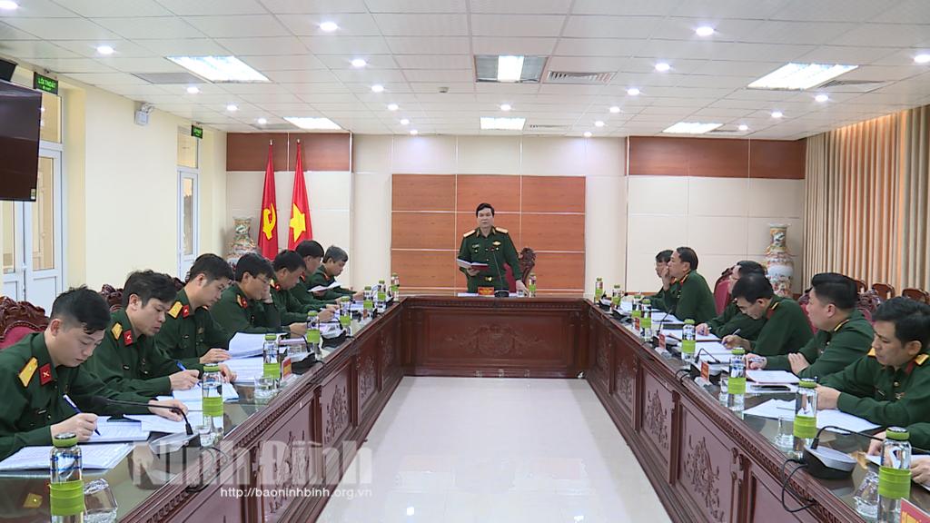 Bộ Tư lệnh Quân khu 3 kiểm tra công tác chính sách đối với Quân đội tại Bộ CHQS tỉnh