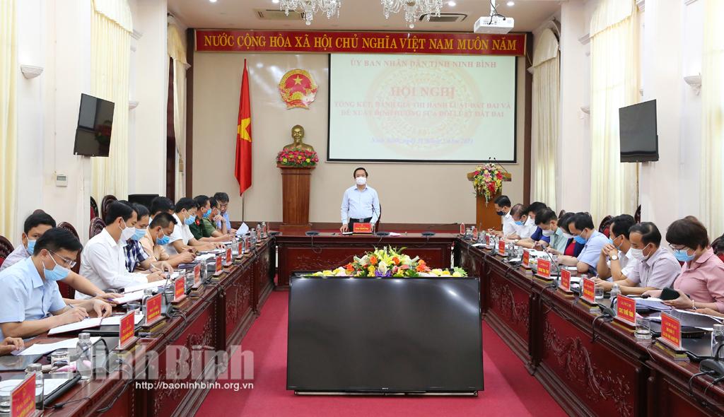 Tổng kết, đánh giá thi hành Luật Đất đai năm 2013