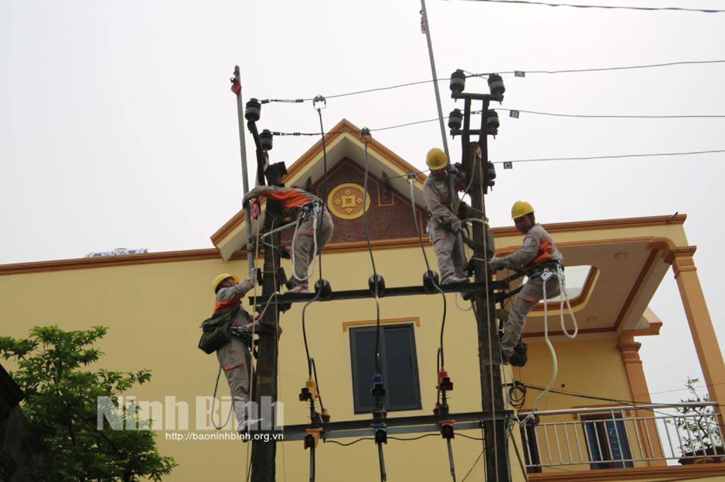 Công ty Điện lực Ninh Bình, chú trọng đảm bảo an toàn vệ sinh lao động